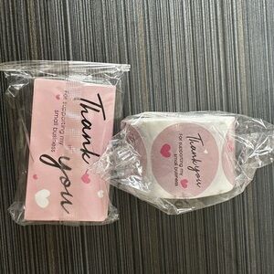 550 Thank You Stickers and Cards bundle